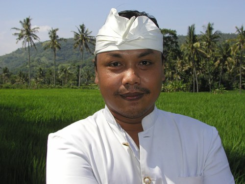 Wayan arbeitet in Kuta