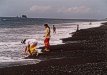 nach der Zeremonie am Strand von Bugbug