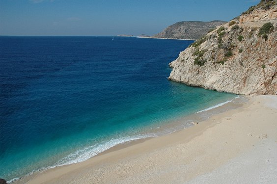 Die ber&uuml;hmte Bucht von KabataS. Noch ganz ohne Menschen.