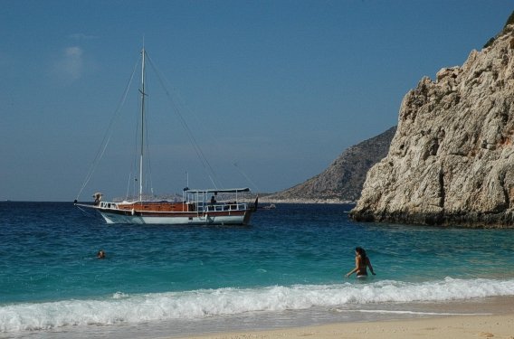 Ein kleiner Schwimm mu&szlig;te sein, bevor wir unsere Reise fortsetzten.
