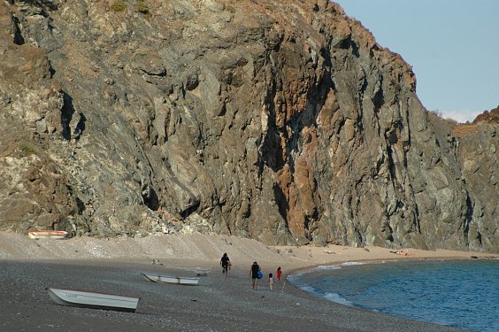Nach drei Kilometern Fu&szlig;marsch war ich am Nordende des Strandes angelangt.