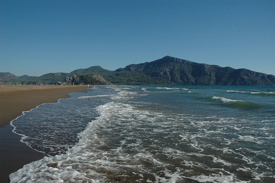 Um 5 Uhr geht das letzte Boot zur&uuml;ck. Und kurz vorher sieht es so aus.