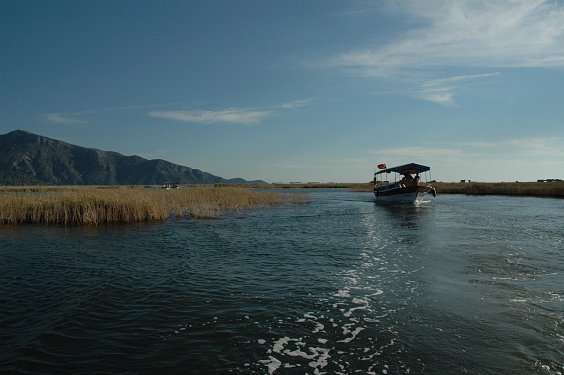 Unterwegs im Dalyan-Delta.