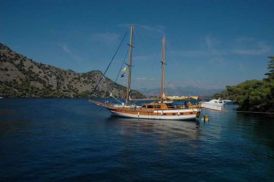 typisches Boot f&uuml;r eine Blaue Reise.