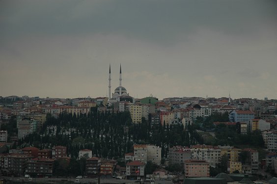 Blick vom Cafe Pierre Lotti nach BeyoGlu